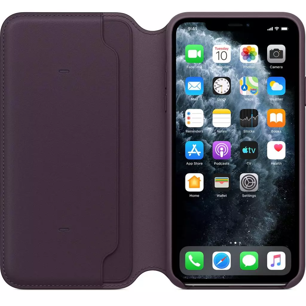 Чехол для моб. телефона Apple iPhone 11 Pro Max Leather Folio - Aubergine (MX092ZM/A) - 2 Чехол для моб. телефона Apple iPhone 11 Pro Max Leather Folio - Aubergine (MX092ZM/A) - 2