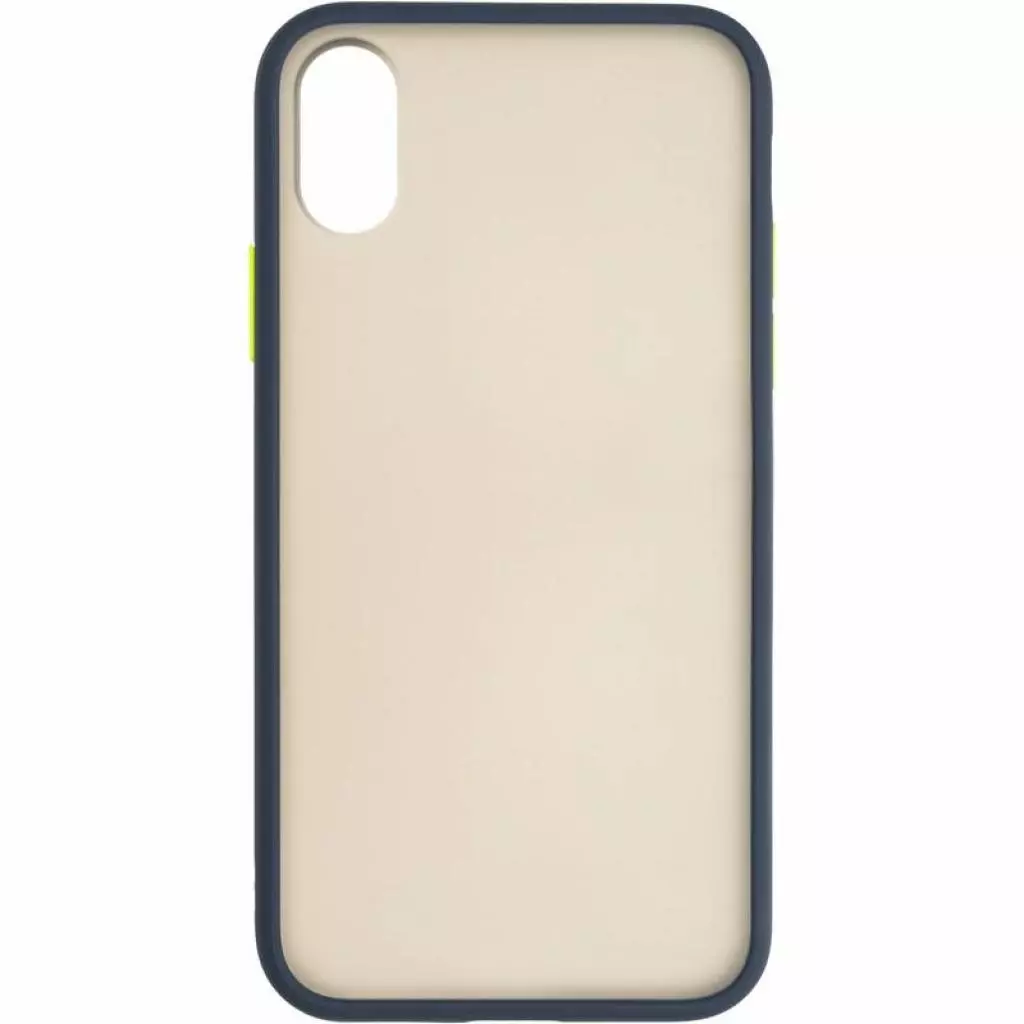 Чехол для моб. телефона Gelius Bumper Mat Case for iPhone X/XS Blue (00000080164) - 1 Чехол для моб. телефона Gelius Bumper Mat Case for iPhone X/XS Blue (00000080164) - 1