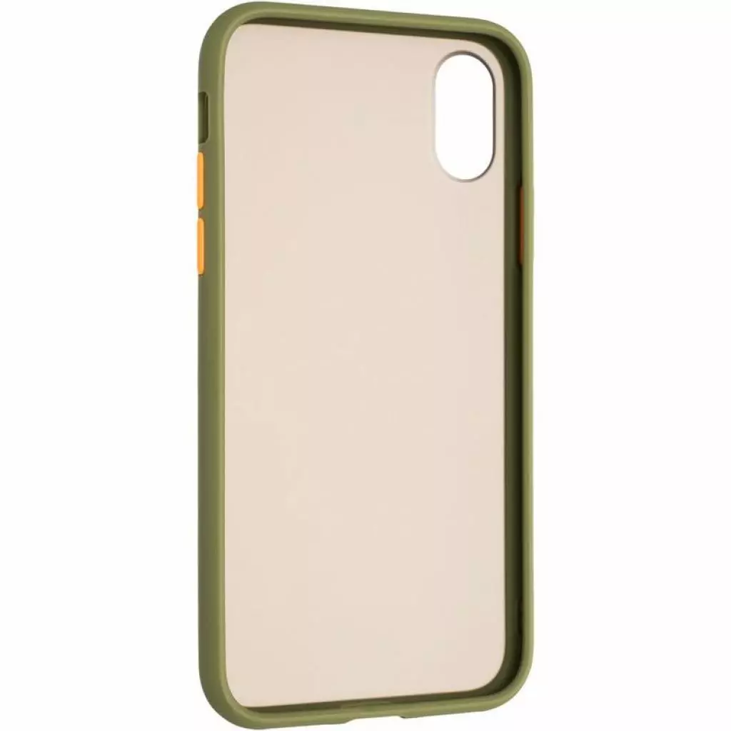 Чехол для моб. телефона Gelius Bumper Mat Case for iPhone X/XS Green (00000080165)