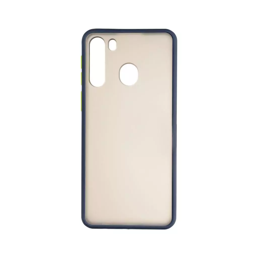 Чехол для моб. телефона Gelius Bumper Mat Case for Samsung A215 (A21) Blue (00000079432) - 1 Чехол для моб. телефона Gelius Bumper Mat Case for Samsung A215 (A21) Blue (00000079432) - 1