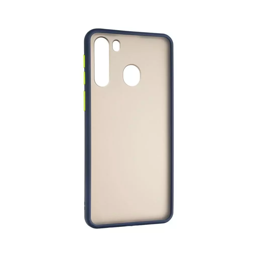 Чехол для моб. телефона Gelius Bumper Mat Case for Samsung A215 (A21) Blue (00000079432) - 3 Чехол для моб. телефона Gelius Bumper Mat Case for Samsung A215 (A21) Blue (00000079432) - 3