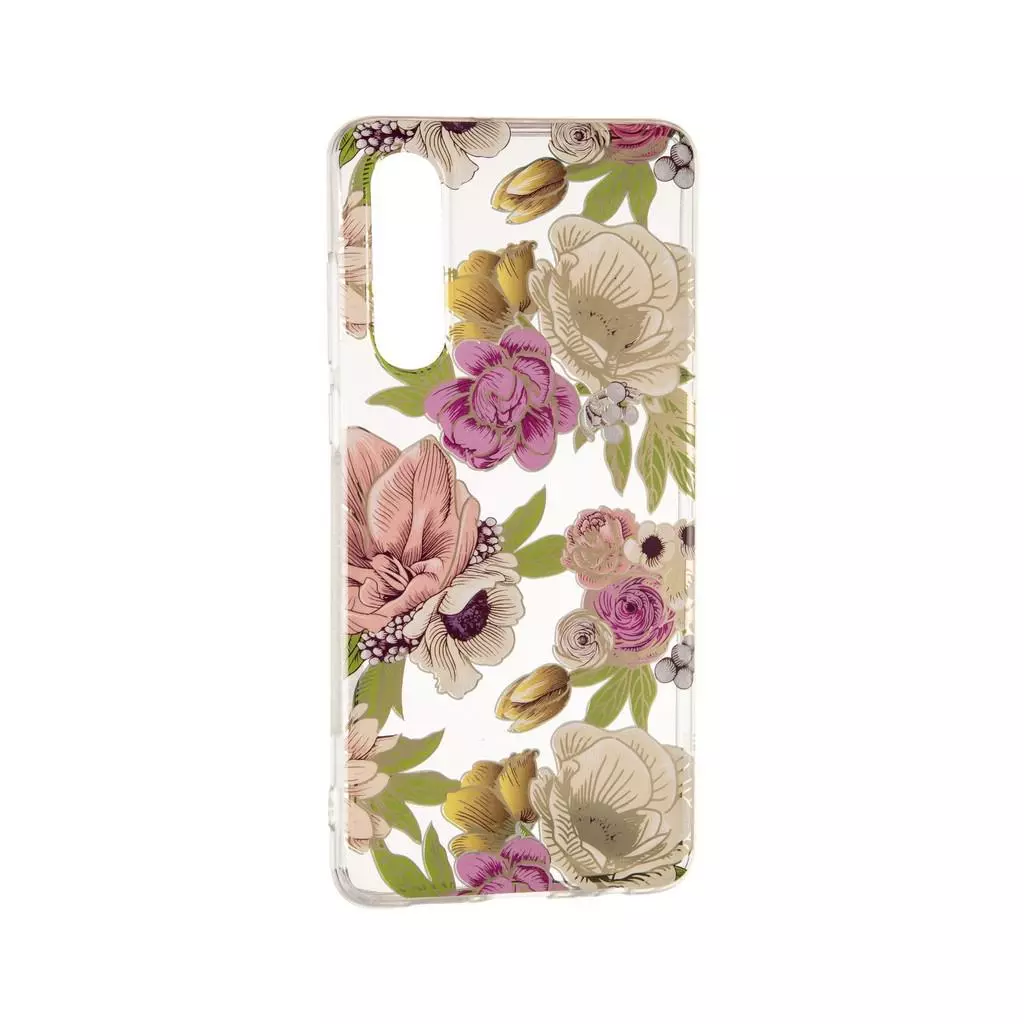 Чехол для моб. телефона Gelius Flowers Shine for Huawei P30 Rose (00000072877) - 1 Чехол для моб. телефона Gelius Flowers Shine for Huawei P30 Rose (00000072877) - 1