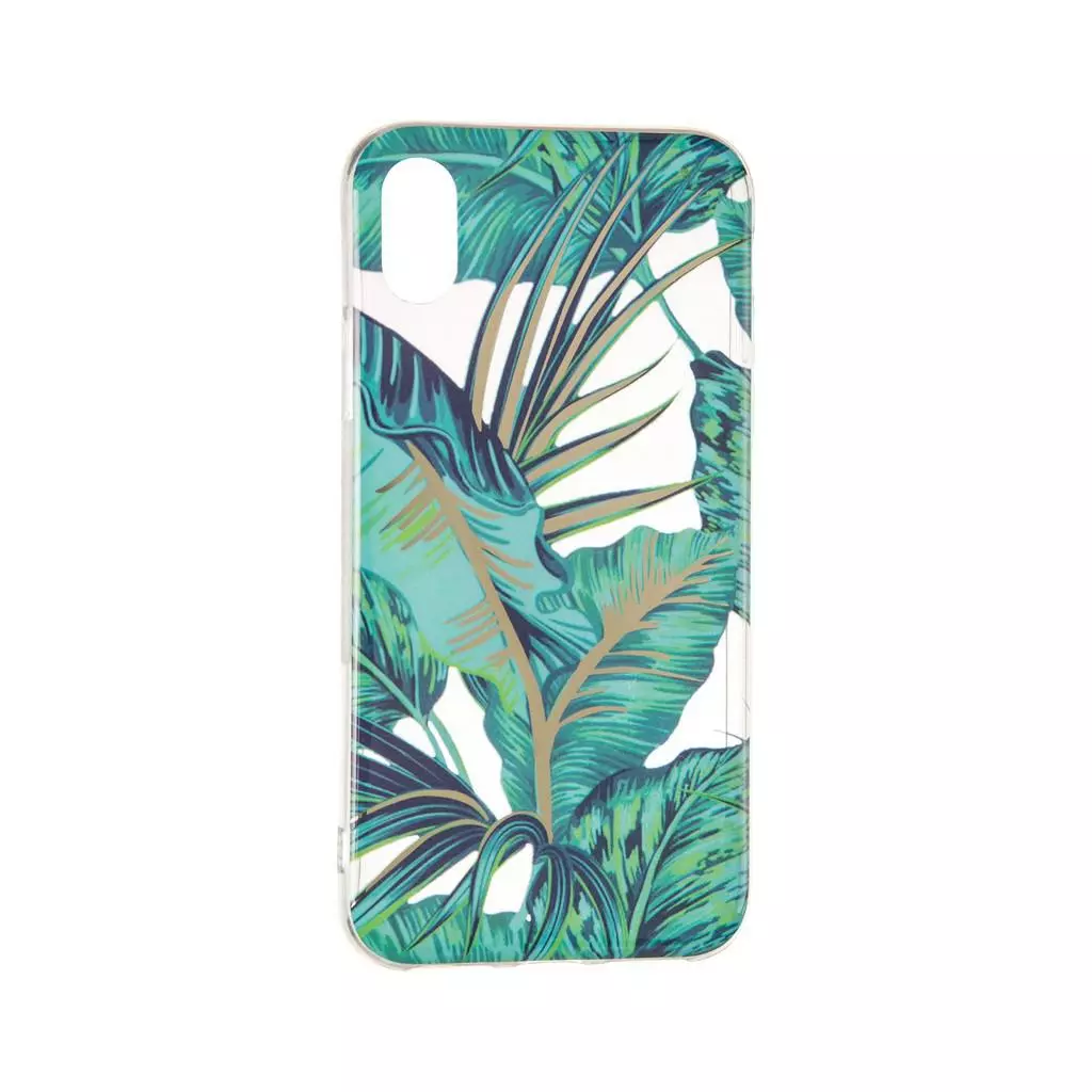 Чехол для моб. телефона Gelius Flowers Shine for iPhone X Jungle (00000072843) - 1 Чехол для моб. телефона Gelius Flowers Shine for iPhone X Jungle (00000072843) - 1