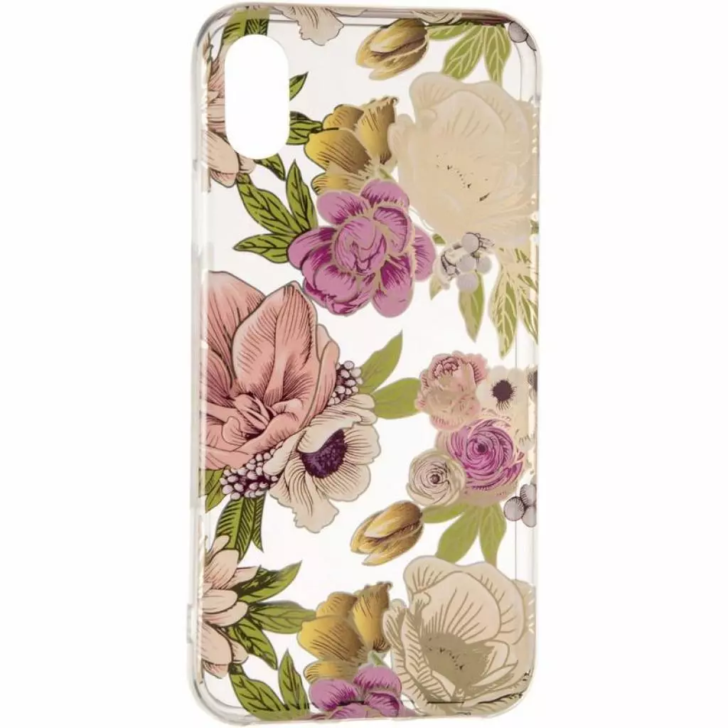 Чехол для моб. телефона Gelius Flowers Shine for iPhone X Rose (00000072844) - 1 Чехол для моб. телефона Gelius Flowers Shine for iPhone X Rose (00000072844) - 1