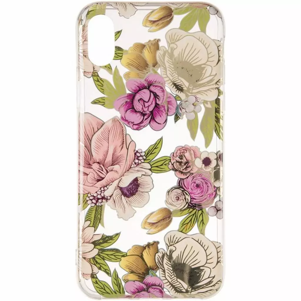 Чехол для моб. телефона Gelius Flowers Shine for iPhone X Rose (00000072844) - 2 Чехол для моб. телефона Gelius Flowers Shine for iPhone X Rose (00000072844) - 2