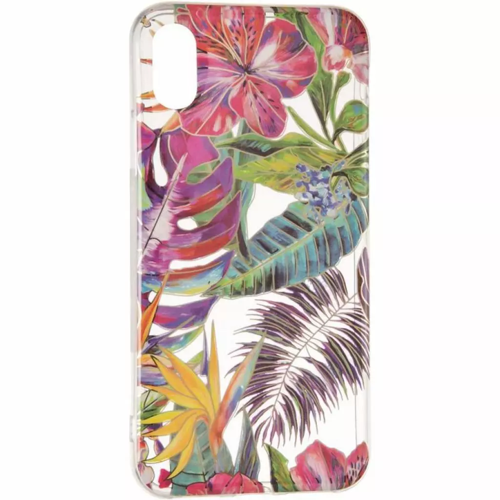 Чехол для моб. телефона Gelius Flowers Shine for iPhone X Tropic (00000072845)