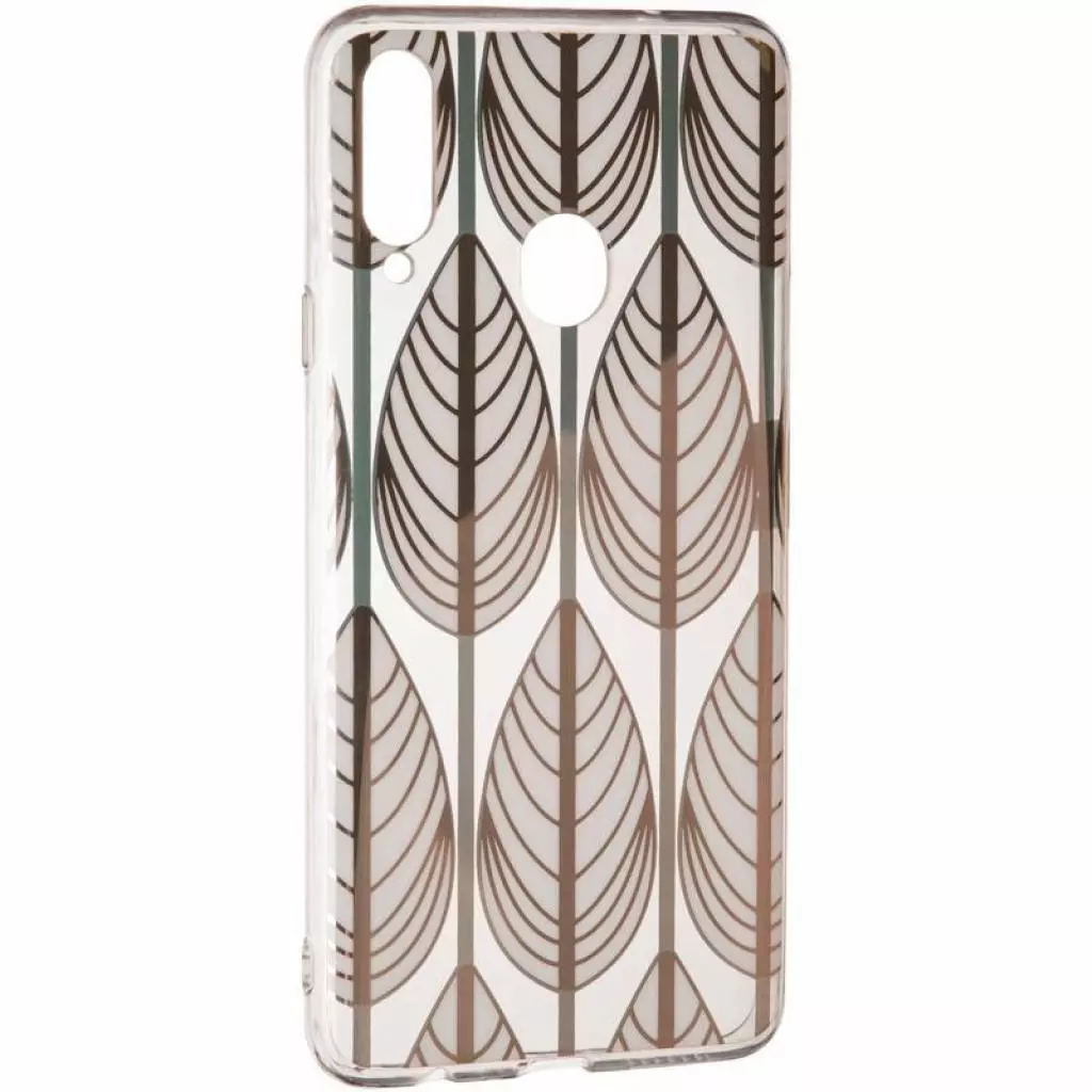 Чехол для моб. телефона Gelius Flowers Shine for Samsung A207 (A20s) Peacock (00000075984) - 3