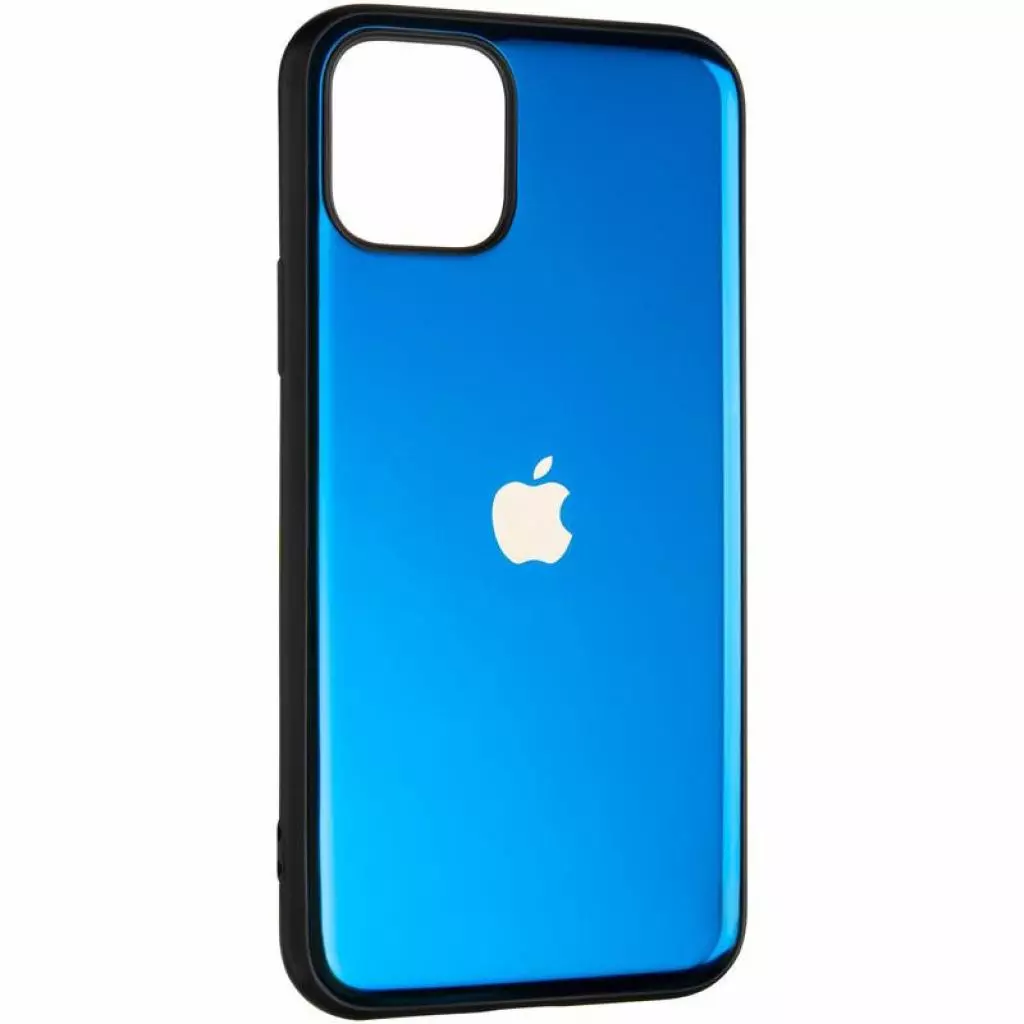 Чехол для моб. телефона Gelius Metal Glass Case for iPhone 11 Pro Max Blue (00000077032) - 1 Чехол для моб. телефона Gelius Metal Glass Case for iPhone 11 Pro Max Blue (00000077032) - 1