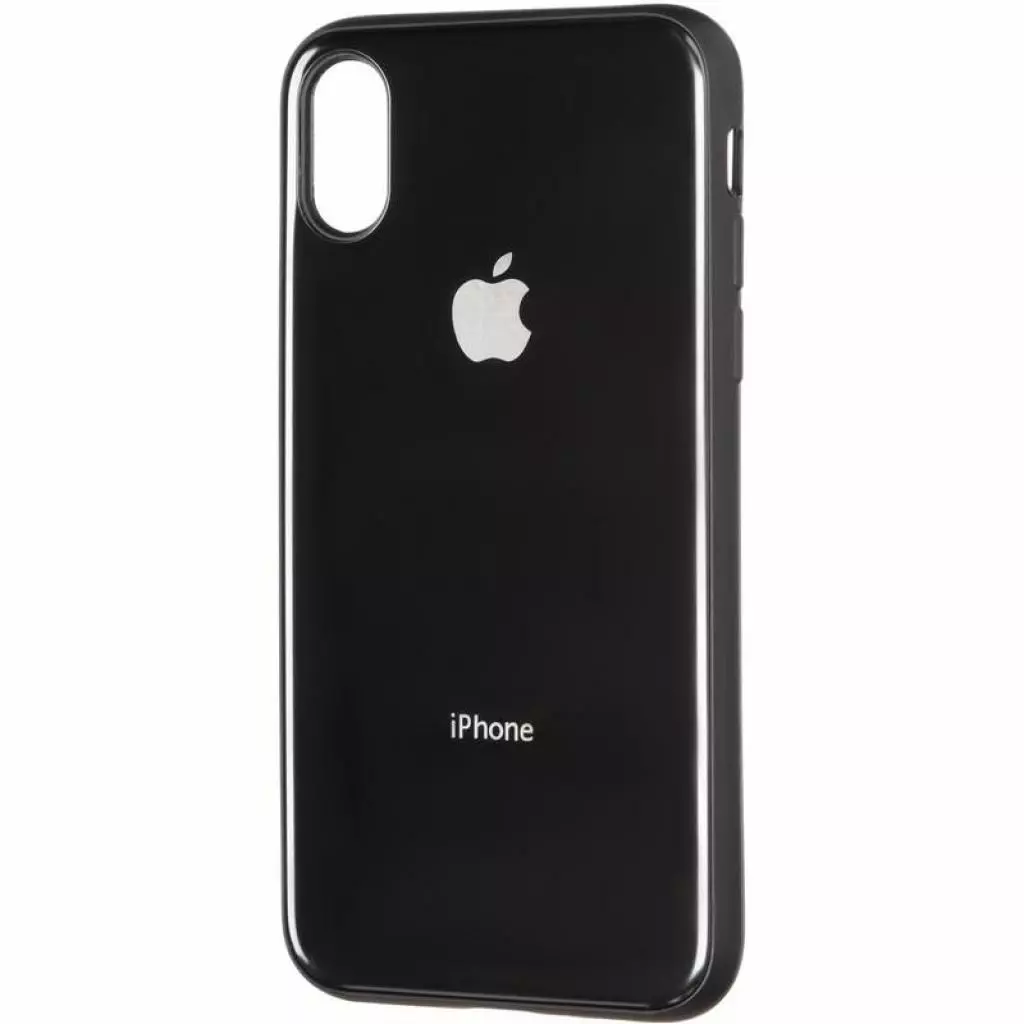 Чехол для моб. телефона Gelius Metal Glass Case for iPhone X/XS Black (00000077019) - 1 Чехол для моб. телефона Gelius Metal Glass Case for iPhone X/XS Black (00000077019) - 1