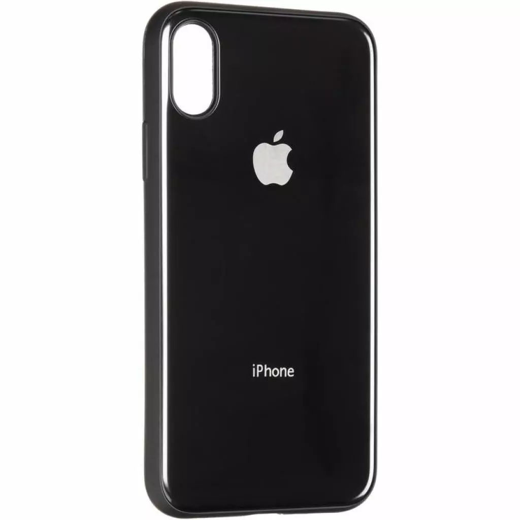 Чехол для моб. телефона Gelius Metal Glass Case for iPhone X/XS Black (00000077019)