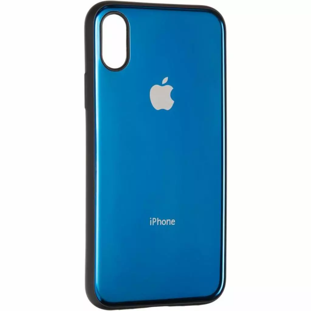 Чехол для моб. телефона Gelius Metal Glass Case for iPhone X/XS Blue (00000077020) - 2 Чехол для моб. телефона Gelius Metal Glass Case for iPhone X/XS Blue (00000077020) - 2