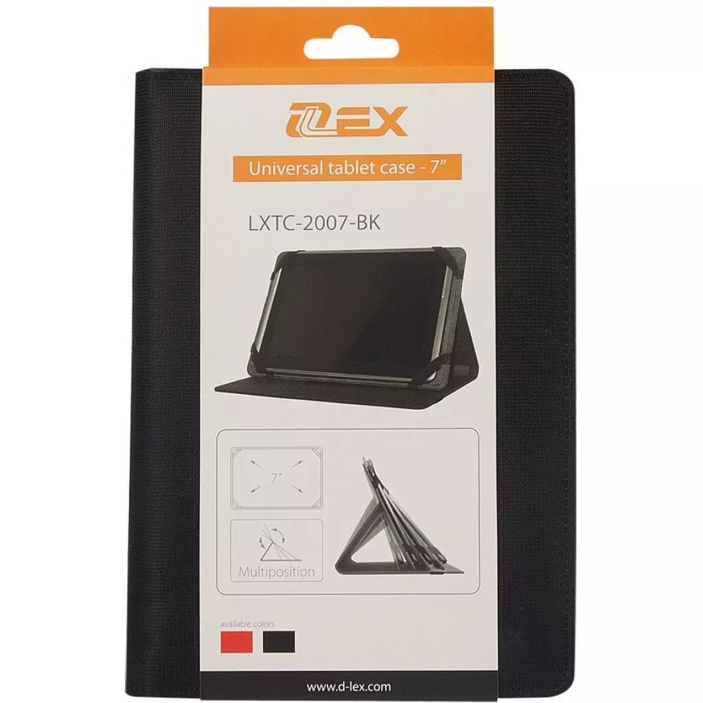 Чехол для планшета D-Lex 7 21*14.7*2.2 LXTC-2007-BK (4117) - 3 Чехол для планшета D-Lex 7 21*14.7*2.2 LXTC-2007-BK (4117) - 3