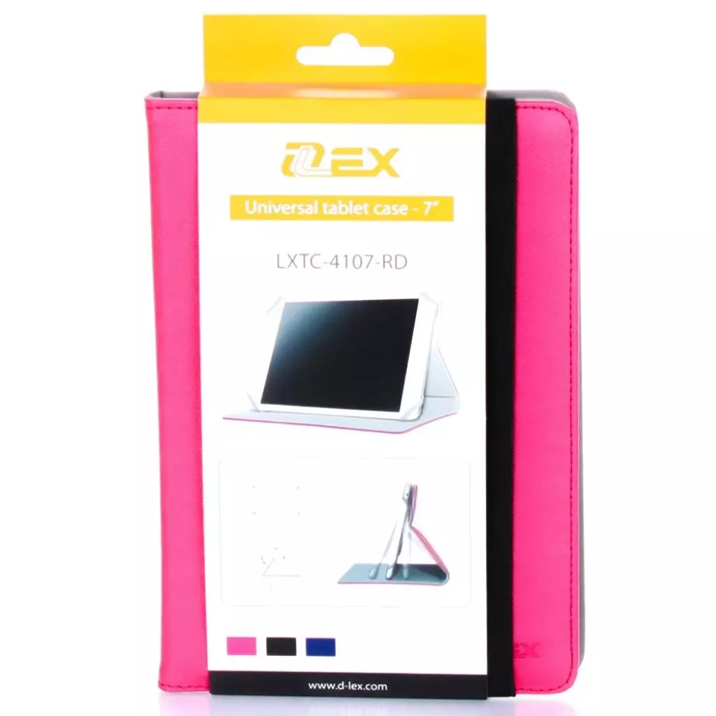 Чехол для планшета D-Lex 7 red 20.5*13.5*1.3 LXTC-4107-RD (4307) - 3 Чехол для планшета D-Lex 7 red 20.5*13.5*1.3 LXTC-4107-RD (4307) - 3