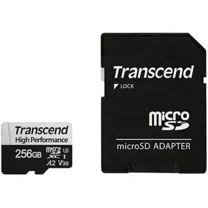 Карта памяти Transcend 256GB microSD class 10 UHS-I U3 A2 (TS256GUSD330S)