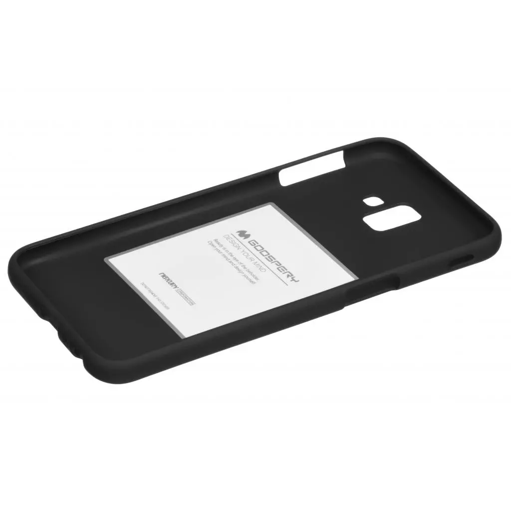 Чехол для моб. телефона Goospery Samsung Galaxy J6 Plus (J610F) SF Jelly Black (8809621301112) - 1 Чехол для моб. телефона Goospery Samsung Galaxy J6 Plus (J610F) SF Jelly Black (8809621301112) - 1