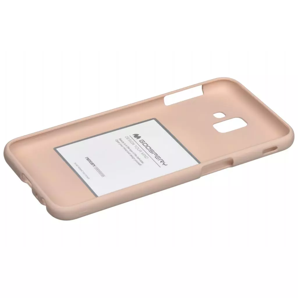 Чехол для моб. телефона Goospery Samsung Galaxy J6 Plus (J610F) SF Jelly Pink Sand (8809621301143) - 1 Чехол для моб. телефона Goospery Samsung Galaxy J6 Plus (J610F) SF Jelly Pink Sand (8809621301143) - 1