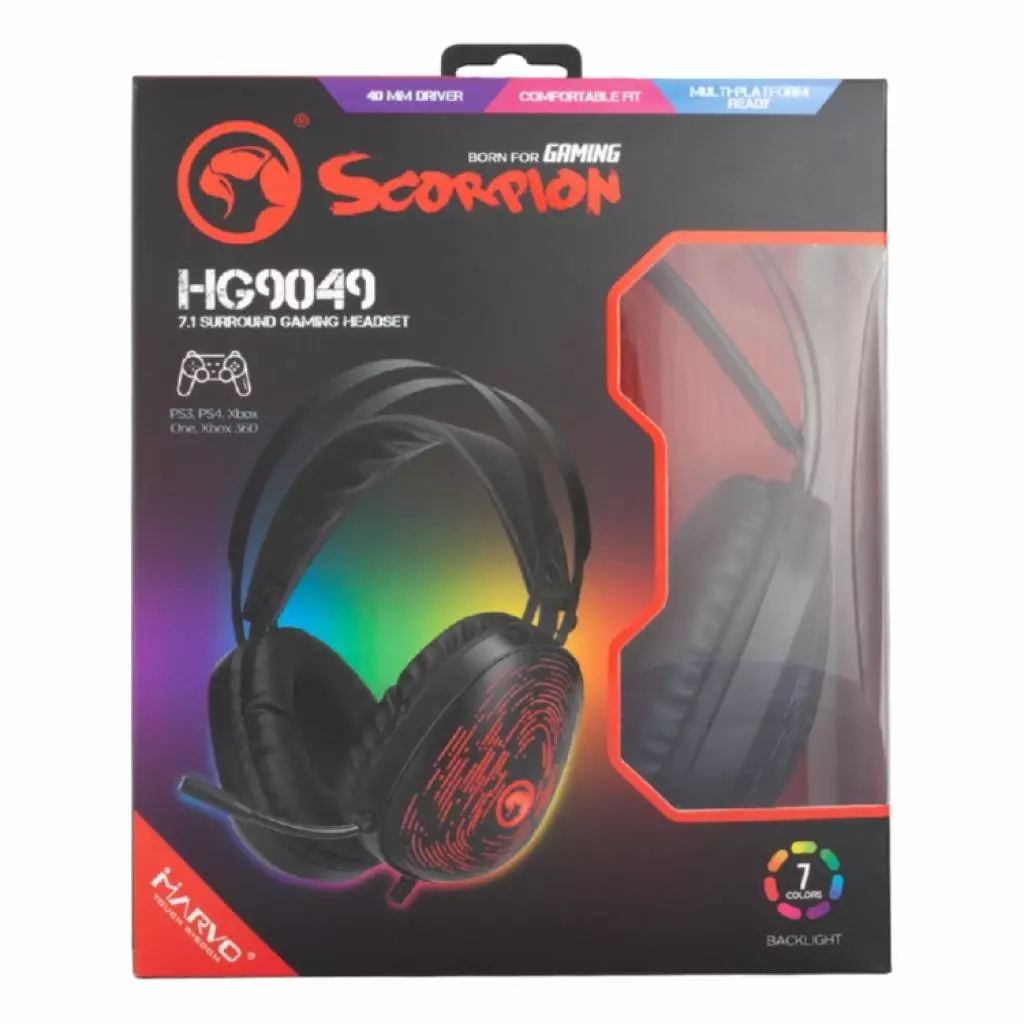 Наушники Marvo HG9049 7colors-LED 7.1 (HG9049) - 6 Наушники Marvo HG9049 7colors-LED 7.1 (HG9049) - 6