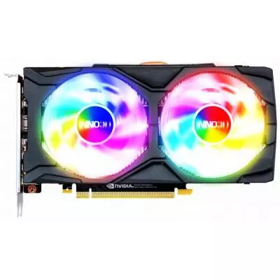 Видеокарта INNO3D GeForce GTX1660 Ti 6144Mb TWIN X2 OC RGB (N166T2-06D6X-1710VA15LB) - 1 Видеокарта INNO3D GeForce GTX1660 Ti 6144Mb TWIN X2 OC RGB (N166T2-06D6X-1710VA15LB) - 1