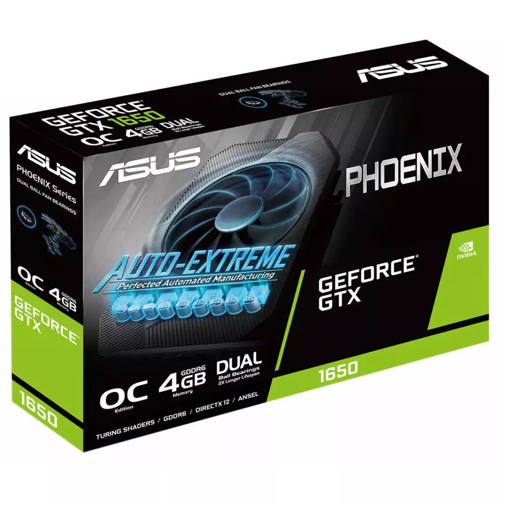 Видеокарта ASUS GeForce GTX1650 4096Mb PH OC D6 P (PH-GTX1650-O4GD6-P) - 7 Видеокарта ASUS GeForce GTX1650 4096Mb PH OC D6 P (PH-GTX1650-O4GD6-P) - 7