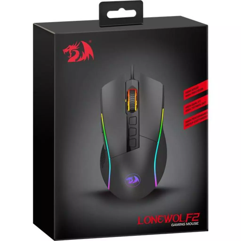 Мышка Redragon Lonewolf 2 RGB (77616) - 10 Мышка Redragon Lonewolf 2 RGB (77616) - 10