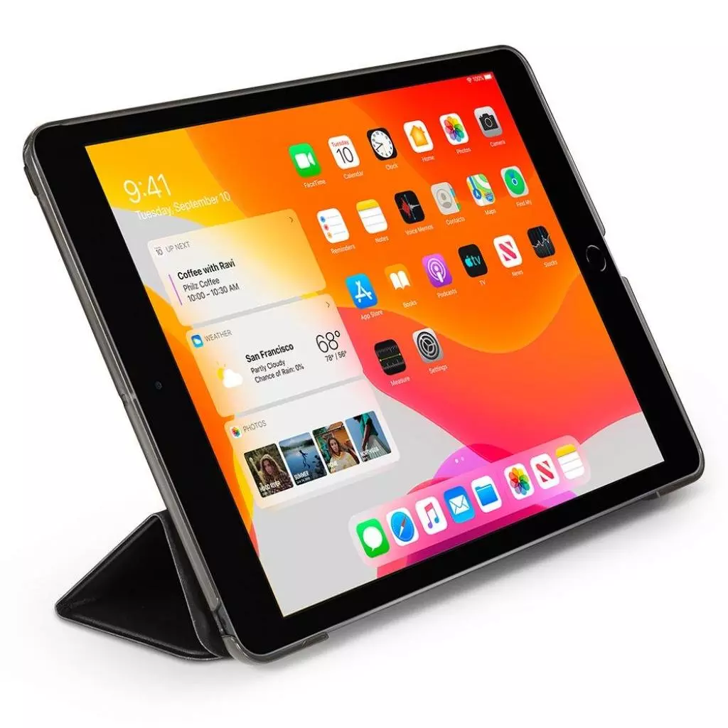 Чехол для планшета Spigen iPad 10,2 (2019) Smart Fold, Black (ACS00373) - 4 Чехол для планшета Spigen iPad 10,2 (2019) Smart Fold, Black (ACS00373) - 4