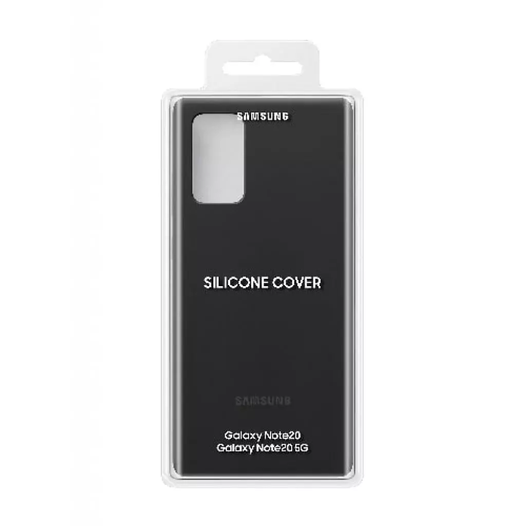 Чехол для моб. телефона Samsung Silicone Cover Galaxy Note 20 (N980) Black (EF-PN980TBEGRU) - 4 Чехол для моб. телефона Samsung Silicone Cover Galaxy Note 20 (N980) Black (EF-PN980TBEGRU) - 4