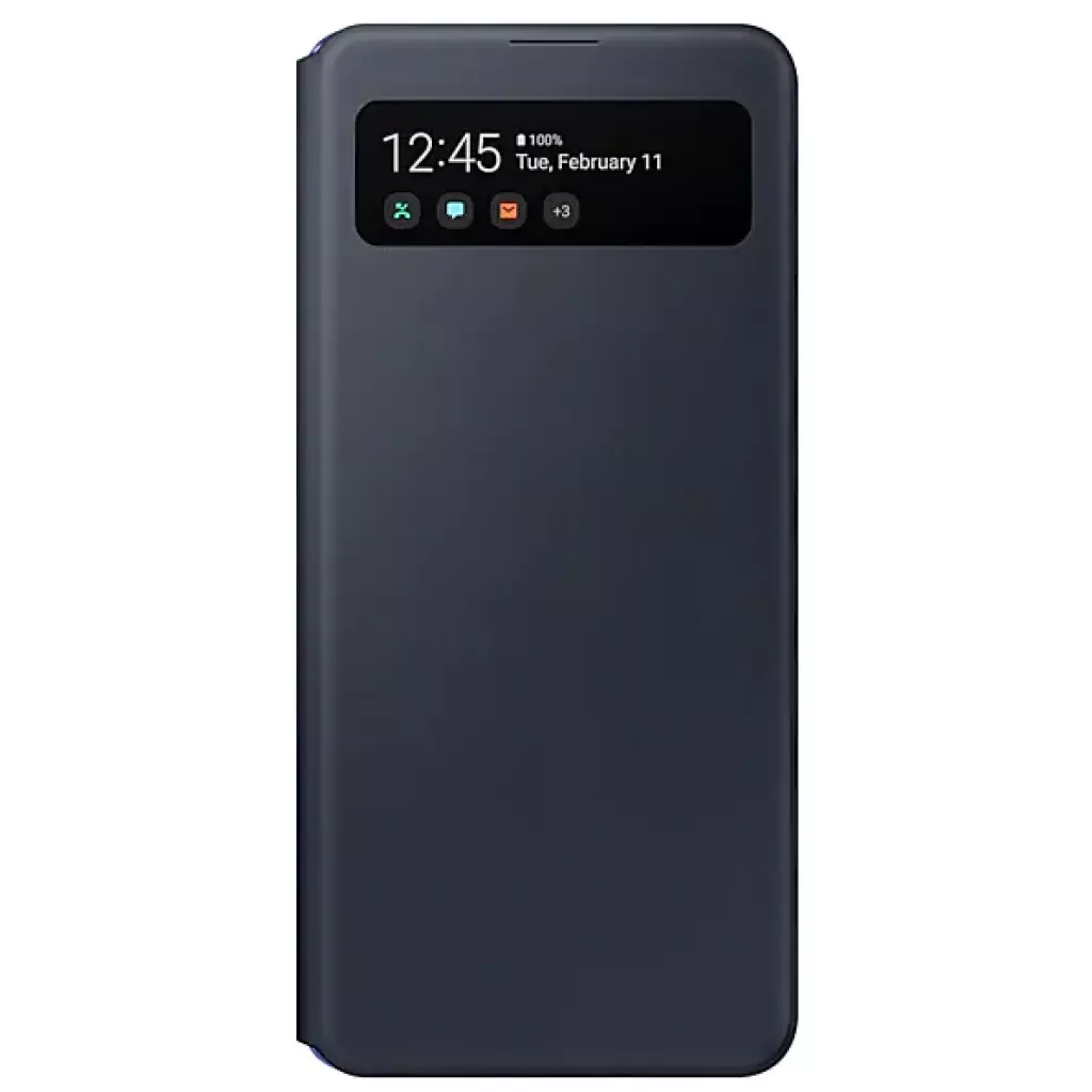 Чехол для моб. телефона Samsung S View Wallet Cover Galaxy A41 (A415) Black (EF-EA415PBEGRU)