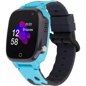 Смарт-часы Atrix iQ2100 IPS Cam Blue Детские телефон-часы с трекером (iQ2100 Blue)