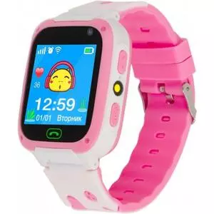 Смарт-часы Atrix iQ2300 IPS Cam Flash Pink Детские телефон-часы с трекером (iQ2300 Pink)