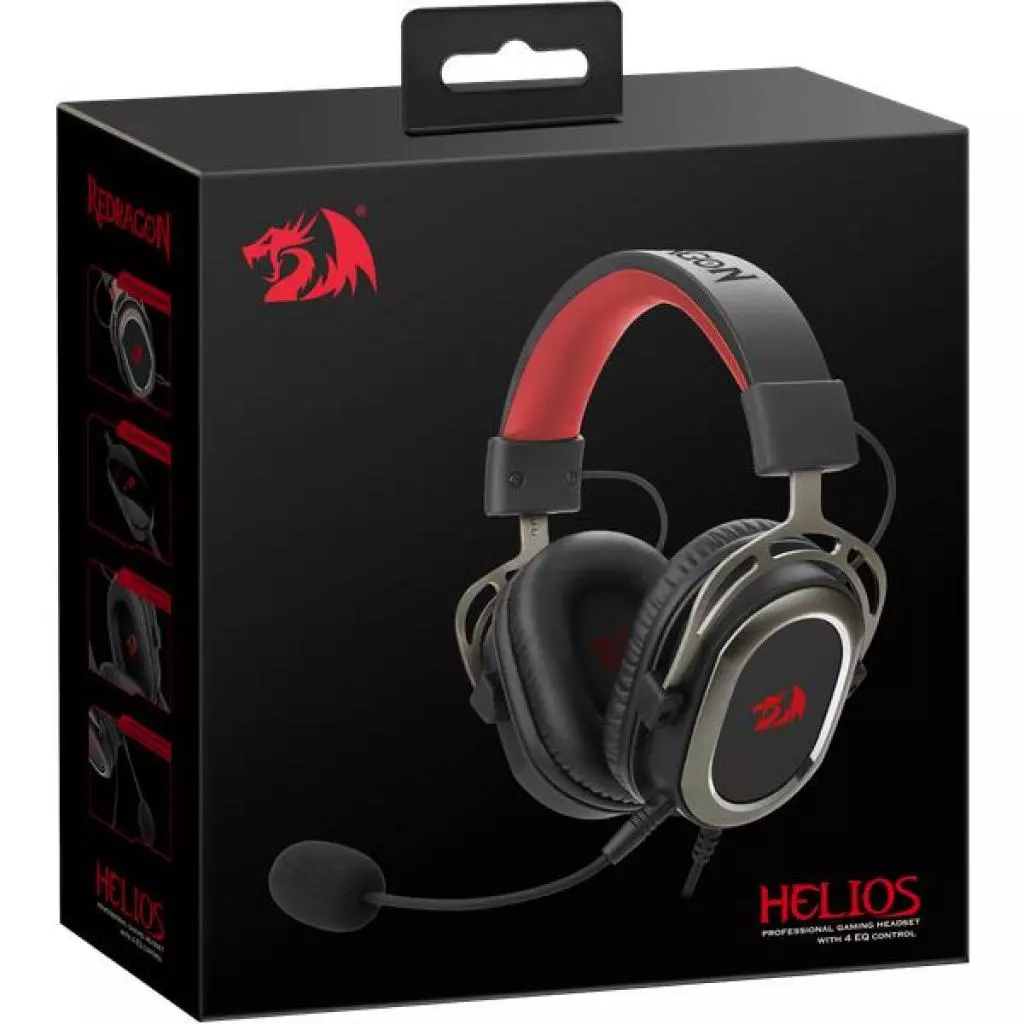 Наушники Redragon Helios Black-Red (77675) - 3 Наушники Redragon Helios Black-Red (77675) - 3