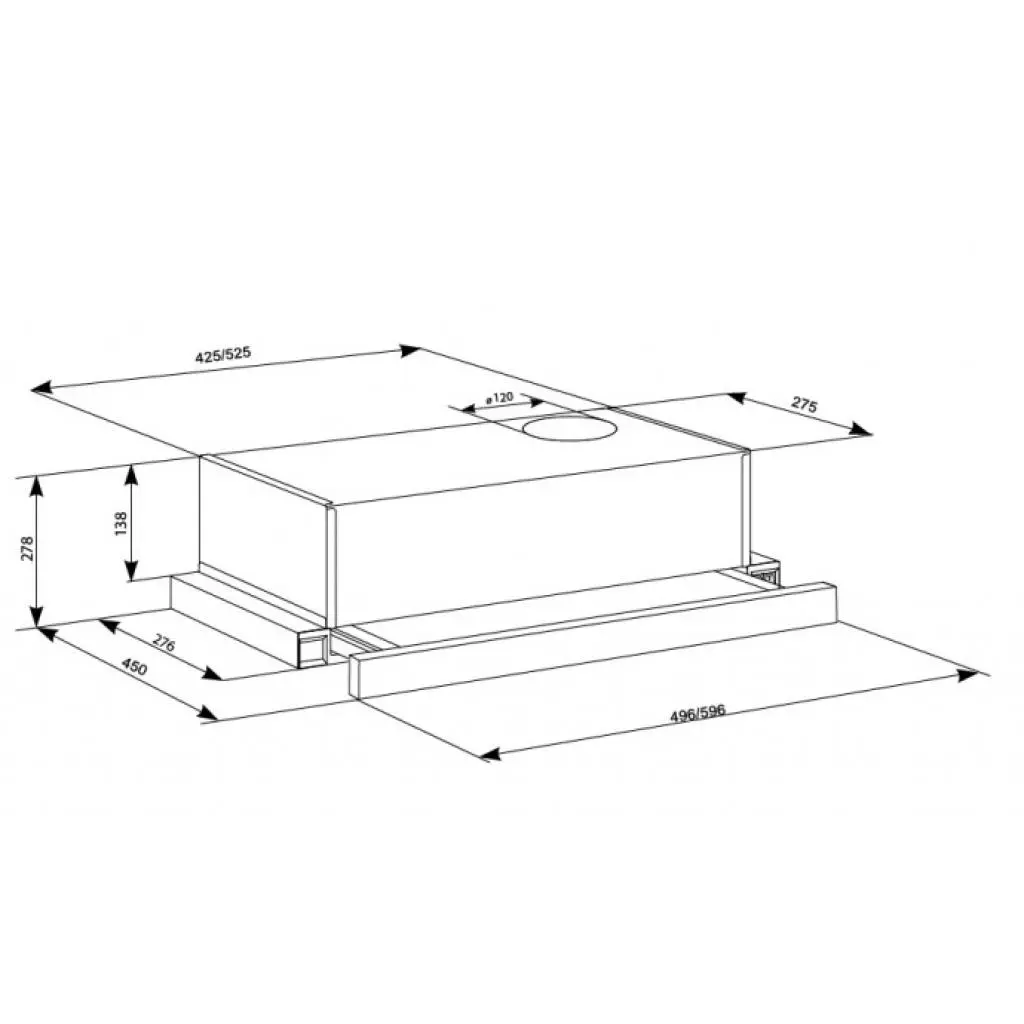 Вытяжка кухонная Eleyus LOTUS 470 60 BG (LOTUS47060BG) - 8 Вытяжка кухонная Eleyus LOTUS 470 60 BG (LOTUS47060BG) - 8