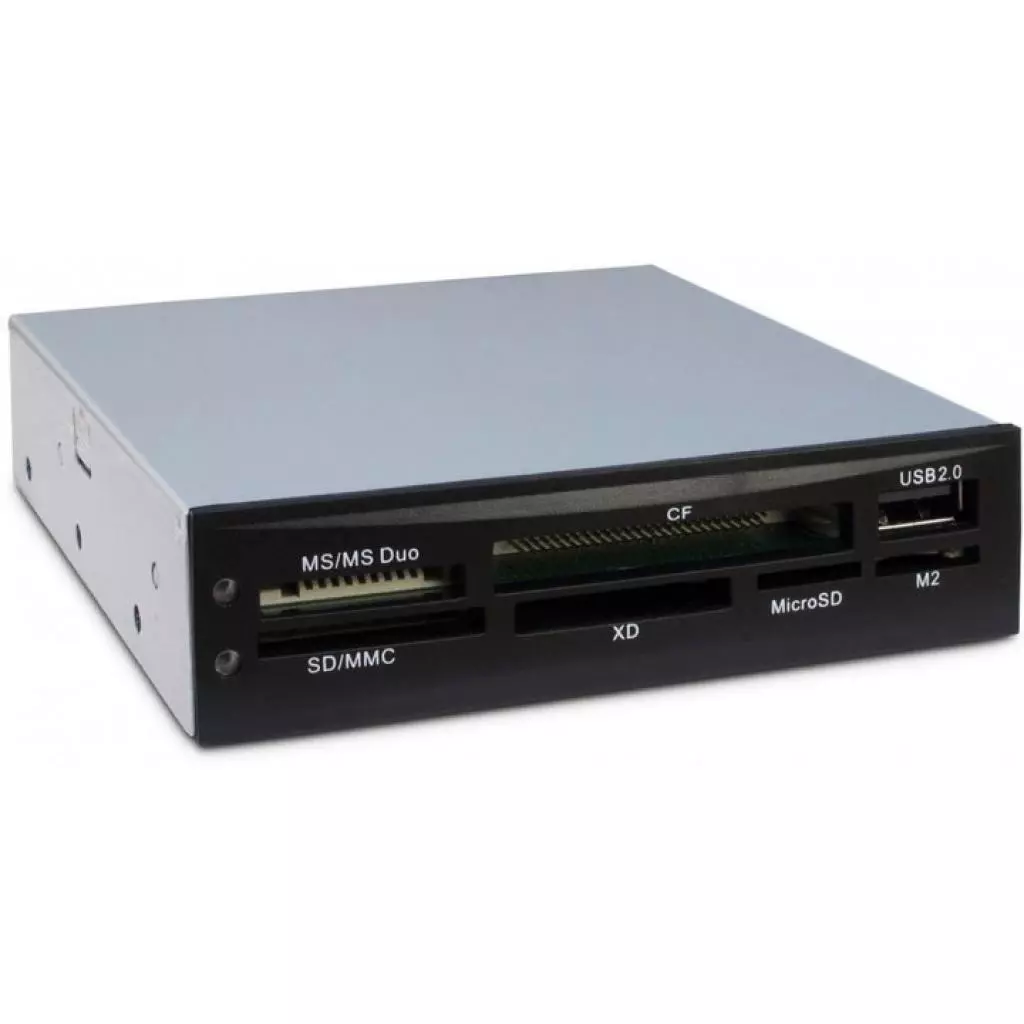 Считыватель флеш-карт Nitrox USB2.0 3.5" SD/MMC/MS/CF/xD/Micro SD/M2 (CI-02)