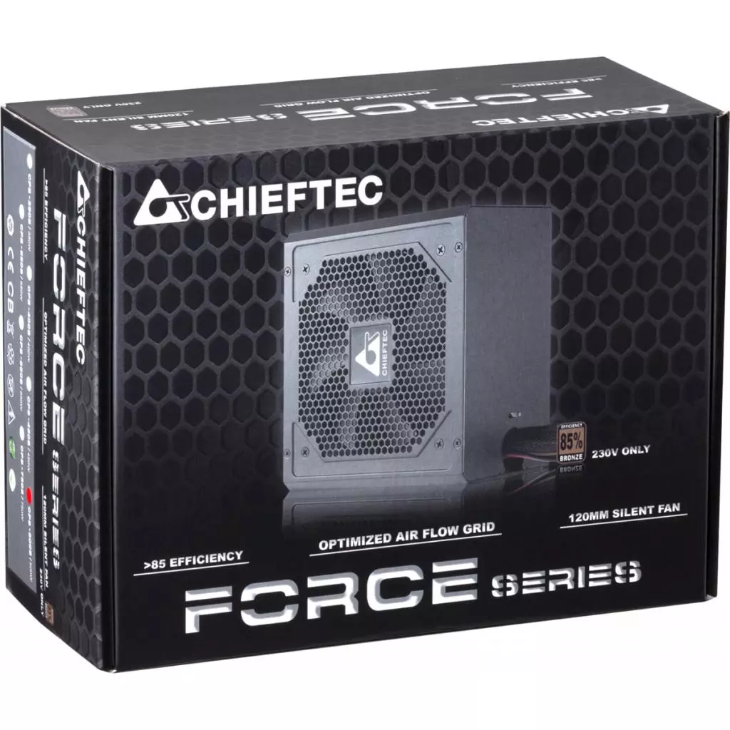 Блок питания Chieftec 500W Force (CPS-500S) - 4