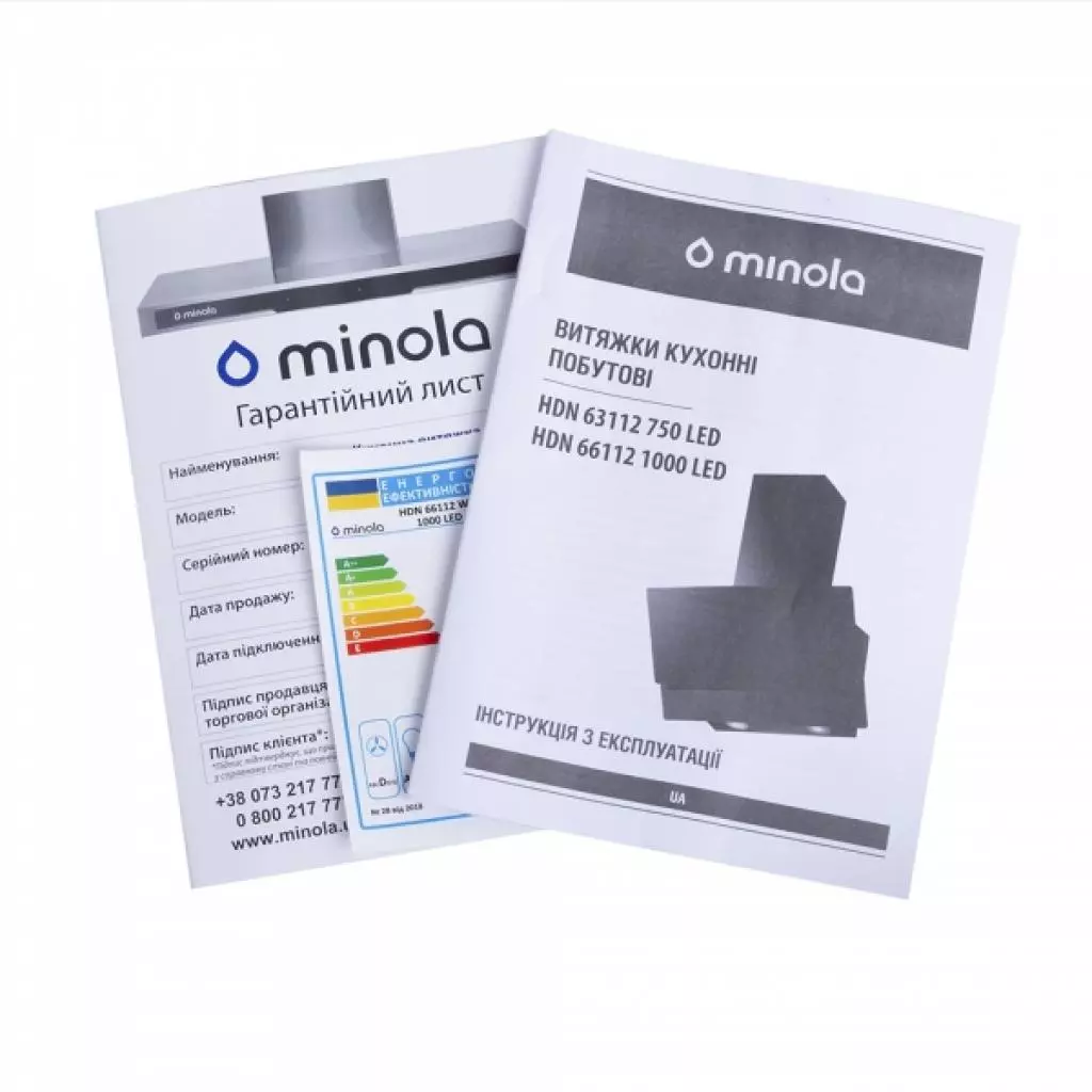 Вытяжка кухонная Minola HDN 63112 BL 750 LED - 9