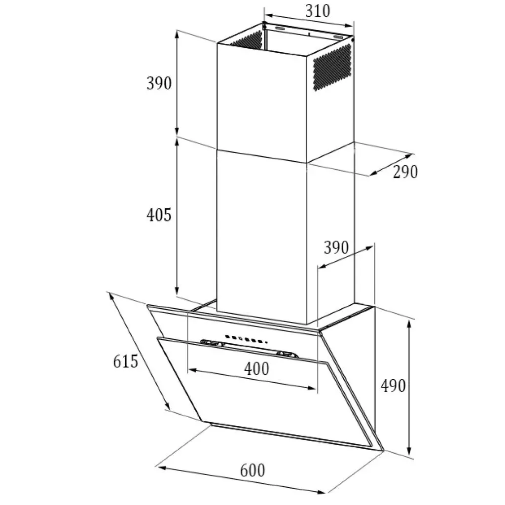 Вытяжка кухонная Gunter&Hauer RAFAELLA - 5 Вытяжка кухонная Gunter&Hauer RAFAELLA - 5