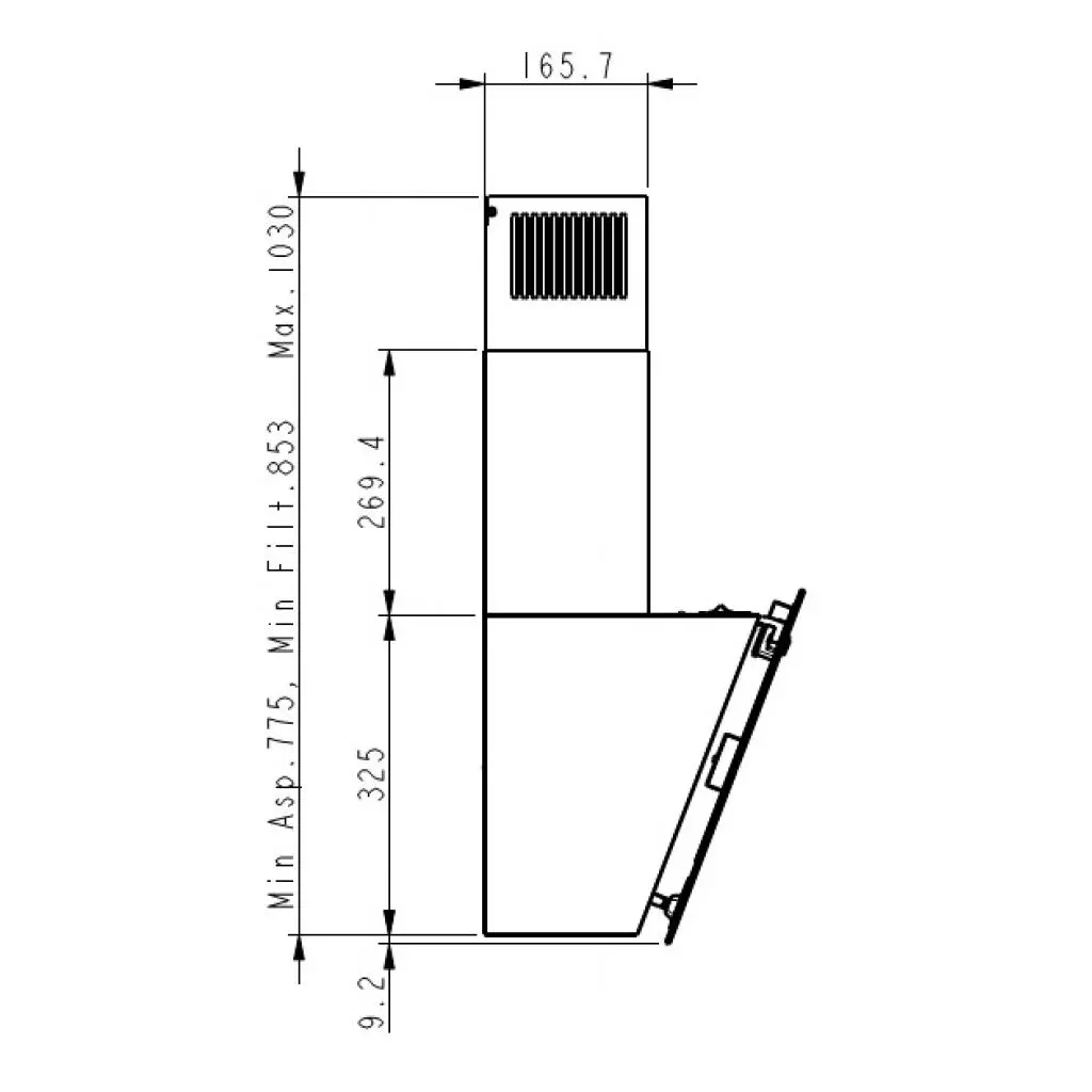 Вытяжка кухонная Elica LIXA WH/A/60 (LIXAWH/A/60) - 3 Вытяжка кухонная Elica LIXA WH/A/60 (LIXAWH/A/60) - 3
