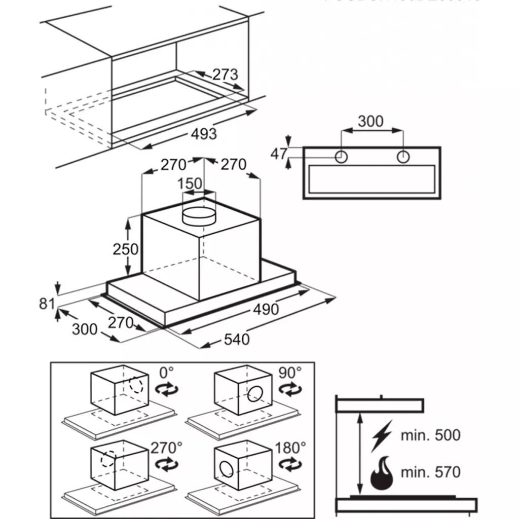 Вытяжка кухонная Electrolux LFG716X - 2 Вытяжка кухонная Electrolux LFG716X - 2