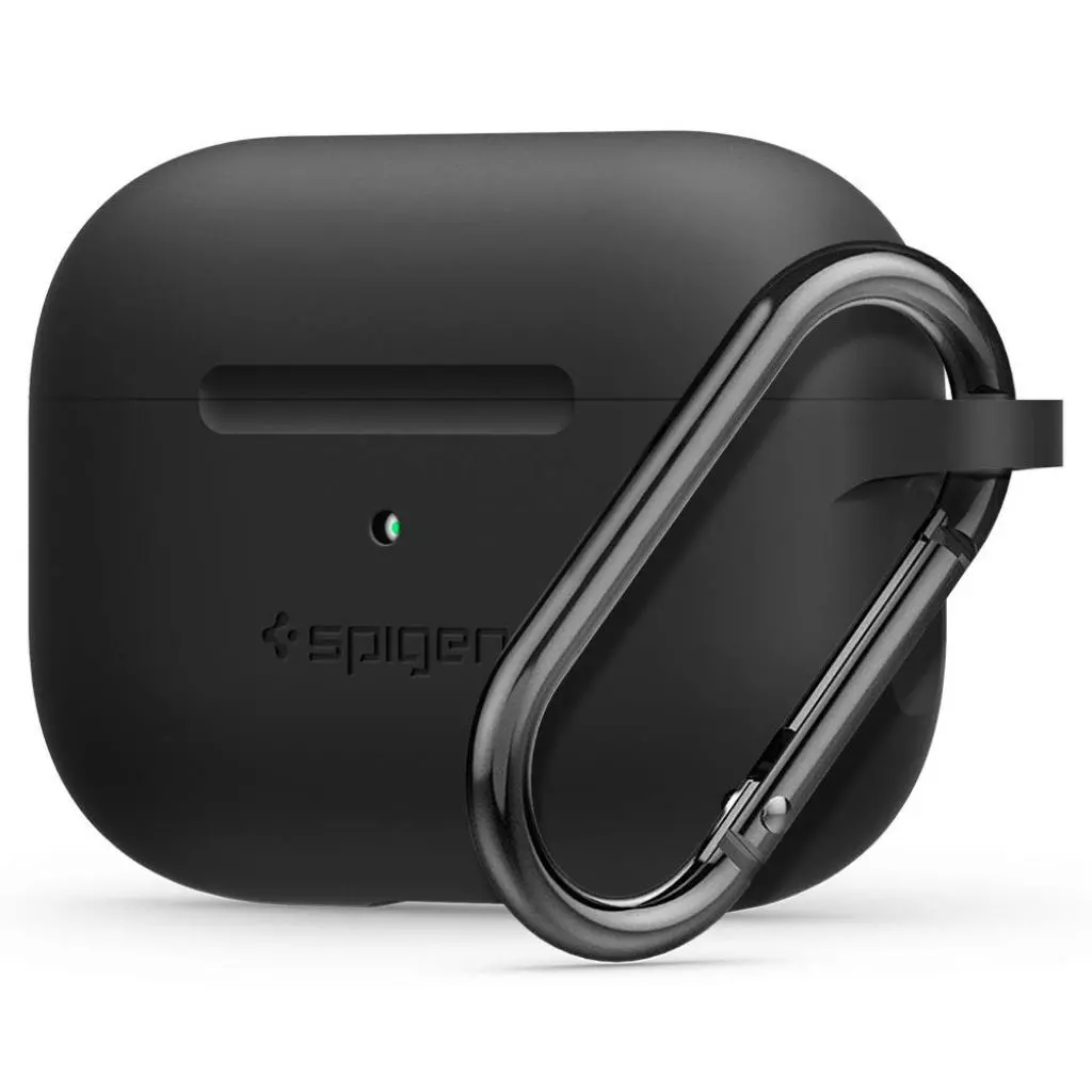 Чехол Spigen Airpods Pro Silicone Fit, Black (ASD00533) - 1 Чехол Spigen Airpods Pro Silicone Fit, Black (ASD00533) - 1