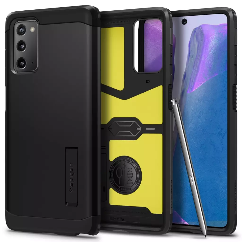 Чехол для моб. телефона Spigen Galaxy Note 20 Tough Armor, black (ACS01422) - 1 Чехол для моб. телефона Spigen Galaxy Note 20 Tough Armor, black (ACS01422) - 1