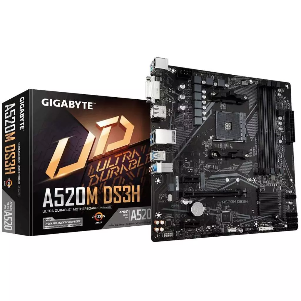 Материнская плата GIGABYTE A520M DS3H