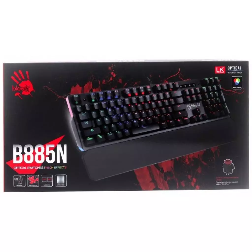 Клавиатура A4Tech Bloody B885N Black - 6