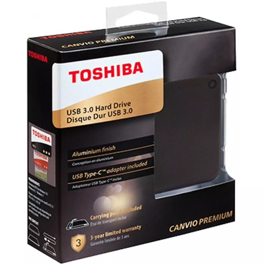 Внешний жесткий диск 2.5" 2TB Toshiba (HDTW220EB3AA) - 5 Внешний жесткий диск 2.5" 2TB Toshiba (HDTW220EB3AA) - 5