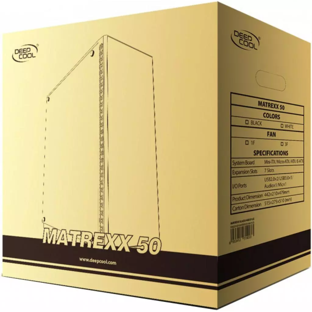 Корпус Deepcool MATREXX 50 ADD-RGB 3F - 11 Корпус Deepcool MATREXX 50 ADD-RGB 3F - 11