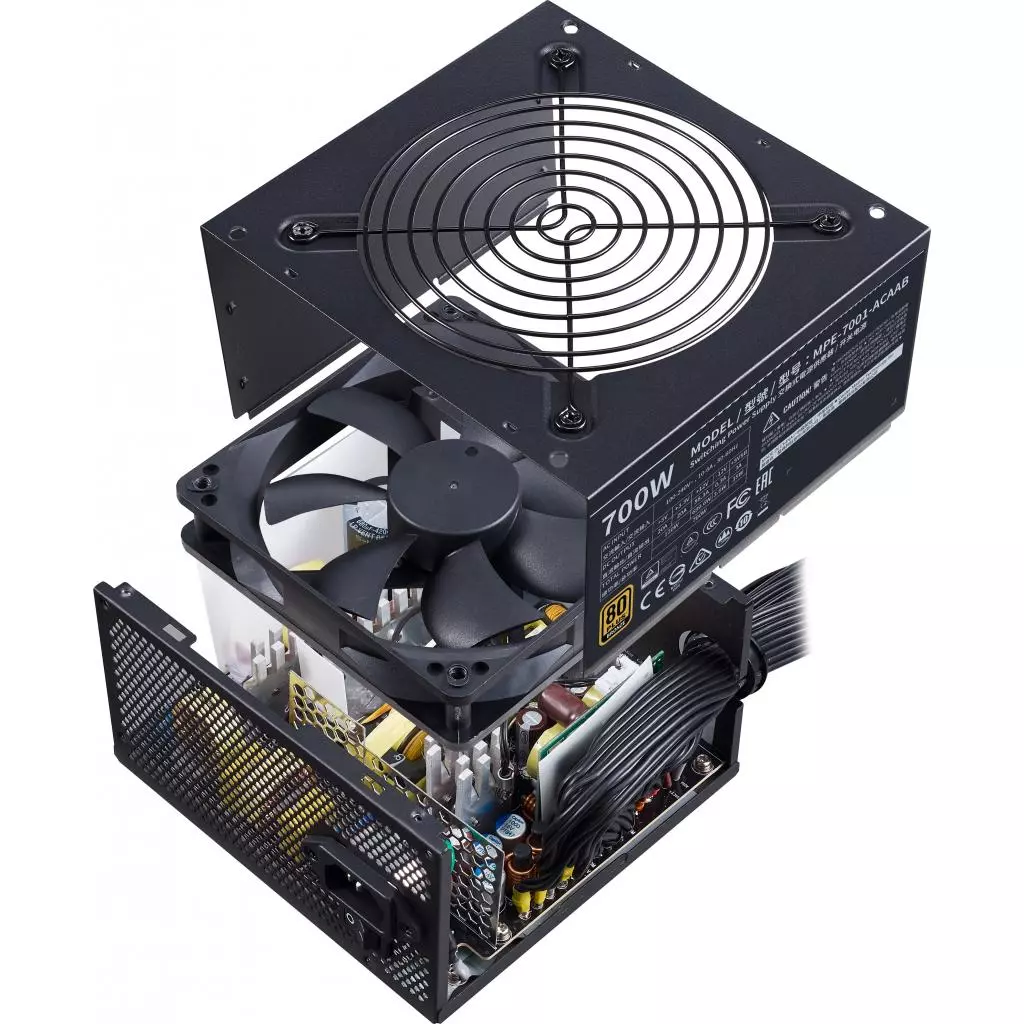 Блок питания CoolerMaster 700W MWE 700 Bronze V2 (MPE-7001-ACAAB-EU) - 8 Блок питания CoolerMaster 700W MWE 700 Bronze V2 (MPE-7001-ACAAB-EU) - 8