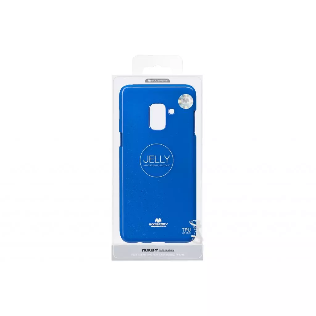 Чехол для моб. телефона Goospery Jelly Case Samsung Galaxy A8 A530 Navy (8809550384163) - 2
