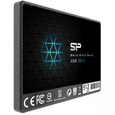 Накопитель SSD 2.5" 512GB Silicon Power (SP512GBSS3A55S25) - 1 Накопитель SSD 2.5" 512GB Silicon Power (SP512GBSS3A55S25) - 1