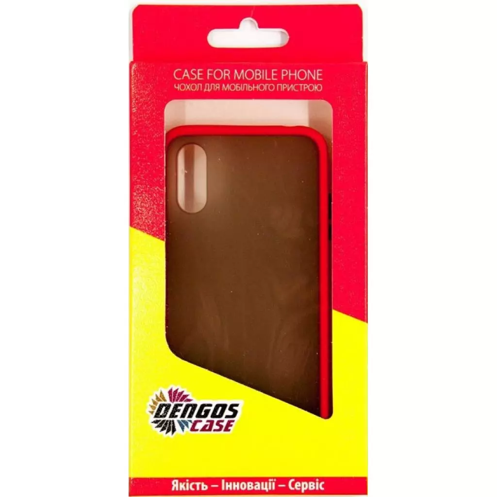 Чехол для моб. телефона Dengos Samsung Galaxy A01 (red) (DG-TPU-MATT-33) - 3