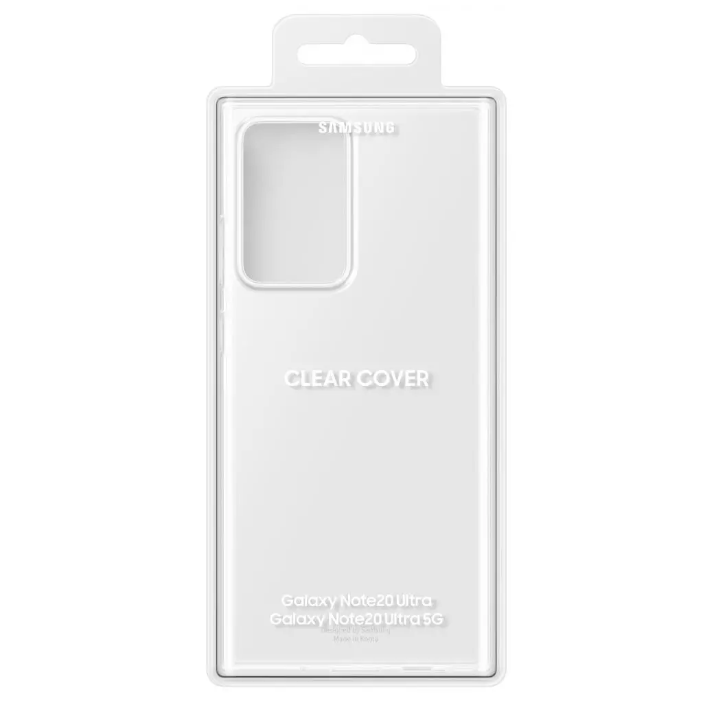 Чехол для моб. телефона Samsung Clear Cover Galaxy Note 20 Ultra (N985) Transparent (EF-QN985TTEGRU) - 4 Чехол для моб. телефона Samsung Clear Cover Galaxy Note 20 Ultra (N985) Transparent (EF-QN985TTEGRU) - 4