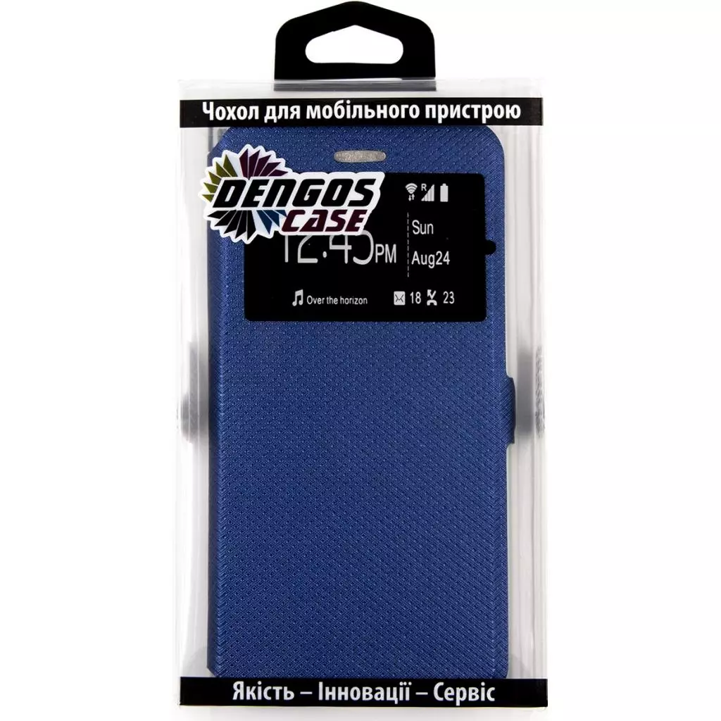 Чехол для моб. телефона Dengos Flipp-Book Call ID Xiaomi Redmi Note 8, blue (DG-SL-BK-251) (DG-SL-BK-251) - 4