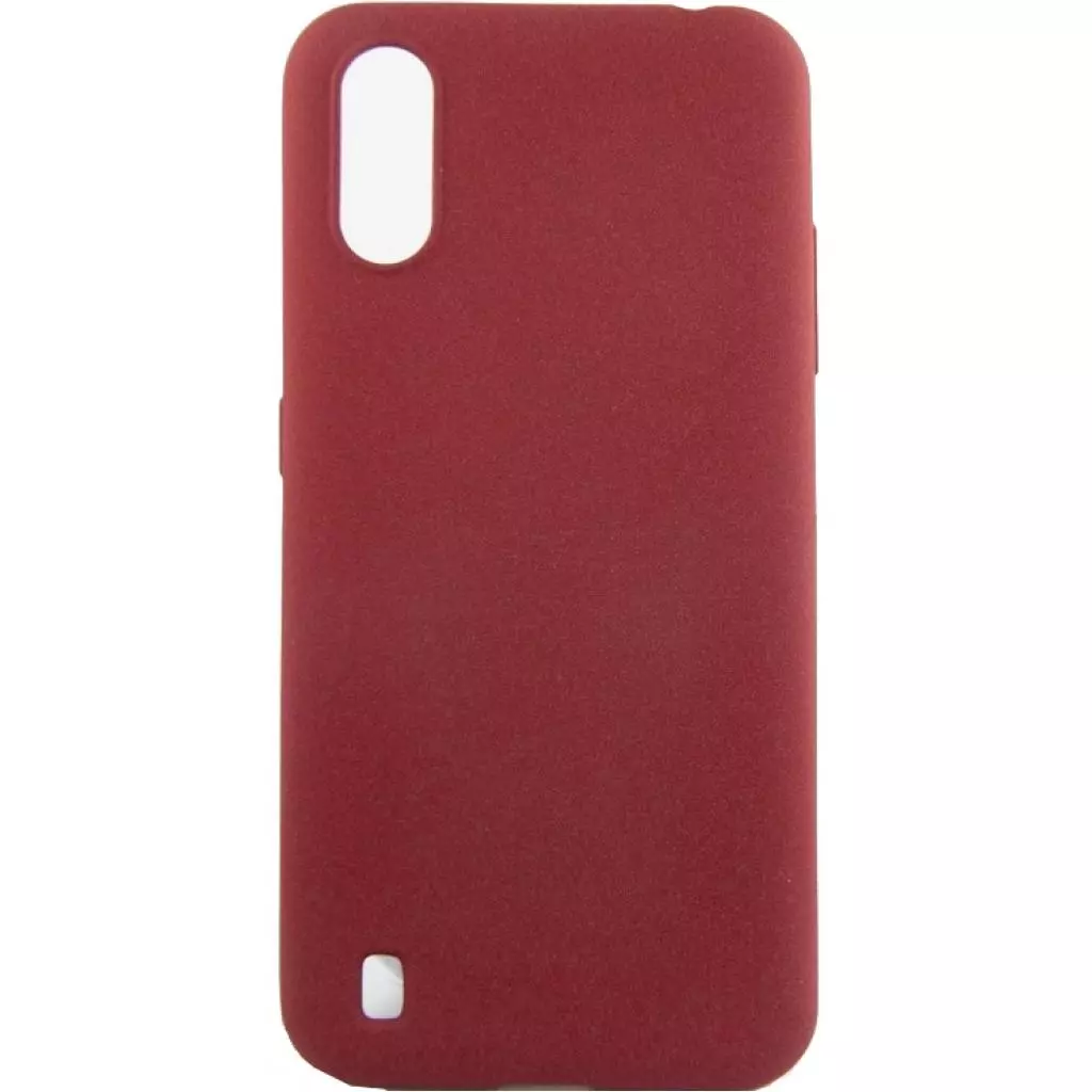 Чехол для моб. телефона Dengos Carbon Samsung Galaxy A01, red (DG-TPU-CRBN-55) (DG-TPU-CRBN-55)